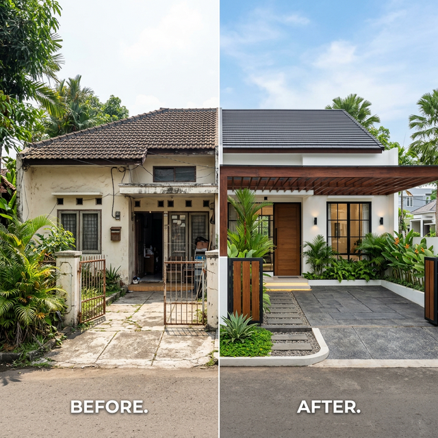 Renovasi Total 2 Lantai